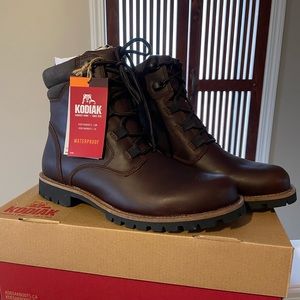 Men’s Kodiak Moncton Boots Size 9 Dark Brown New with Tags and Box